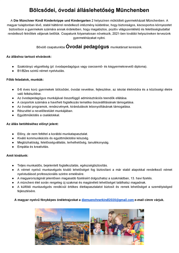álláshirdetés