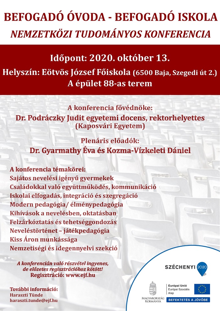 A konferenciát népszerűsítő plakát.