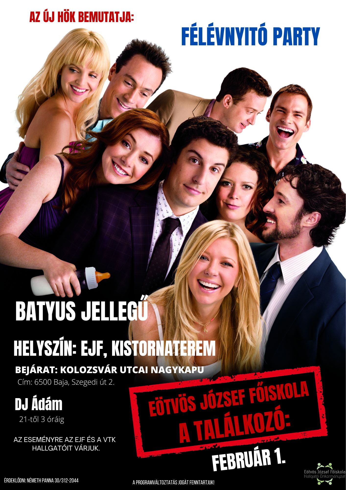 Félévnyitó party