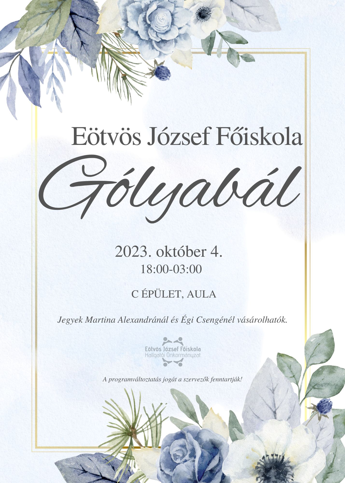 Gólyabál plakát