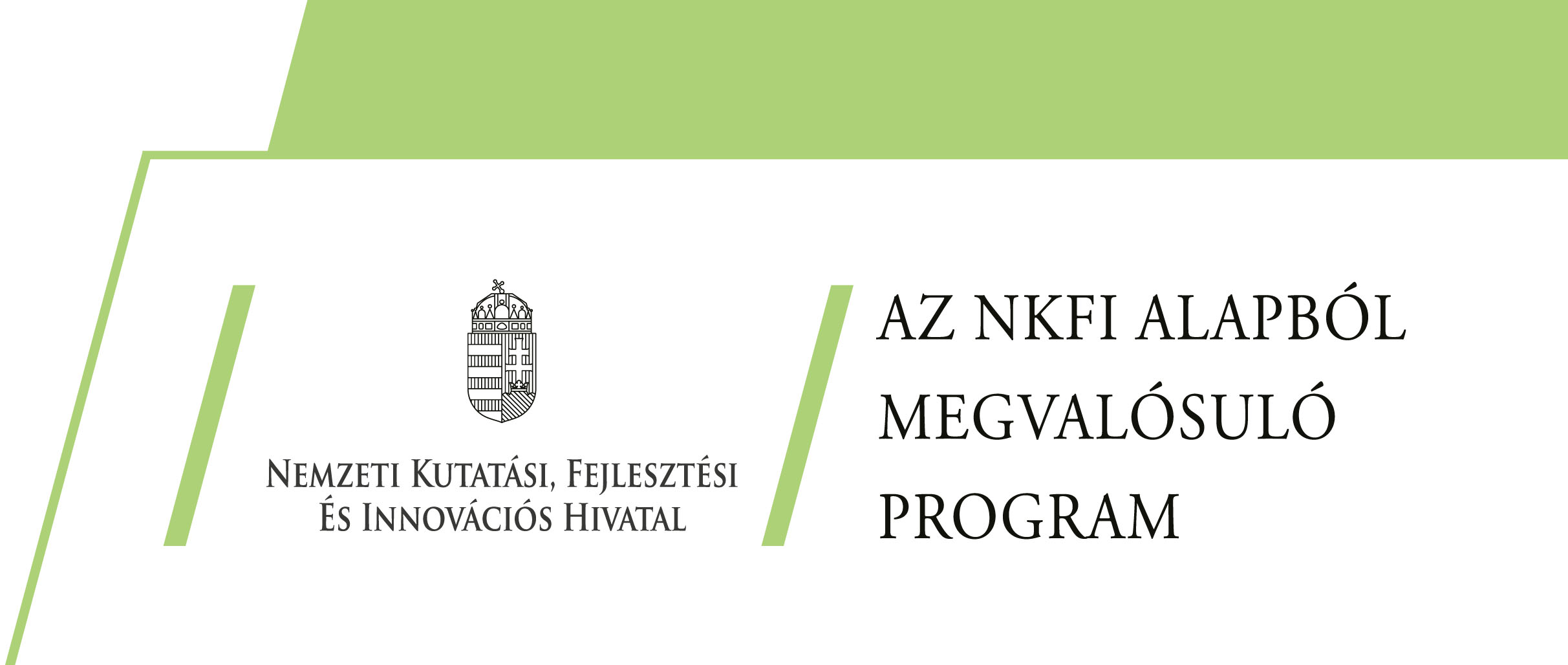 Az NKFI programból megvalósult program.