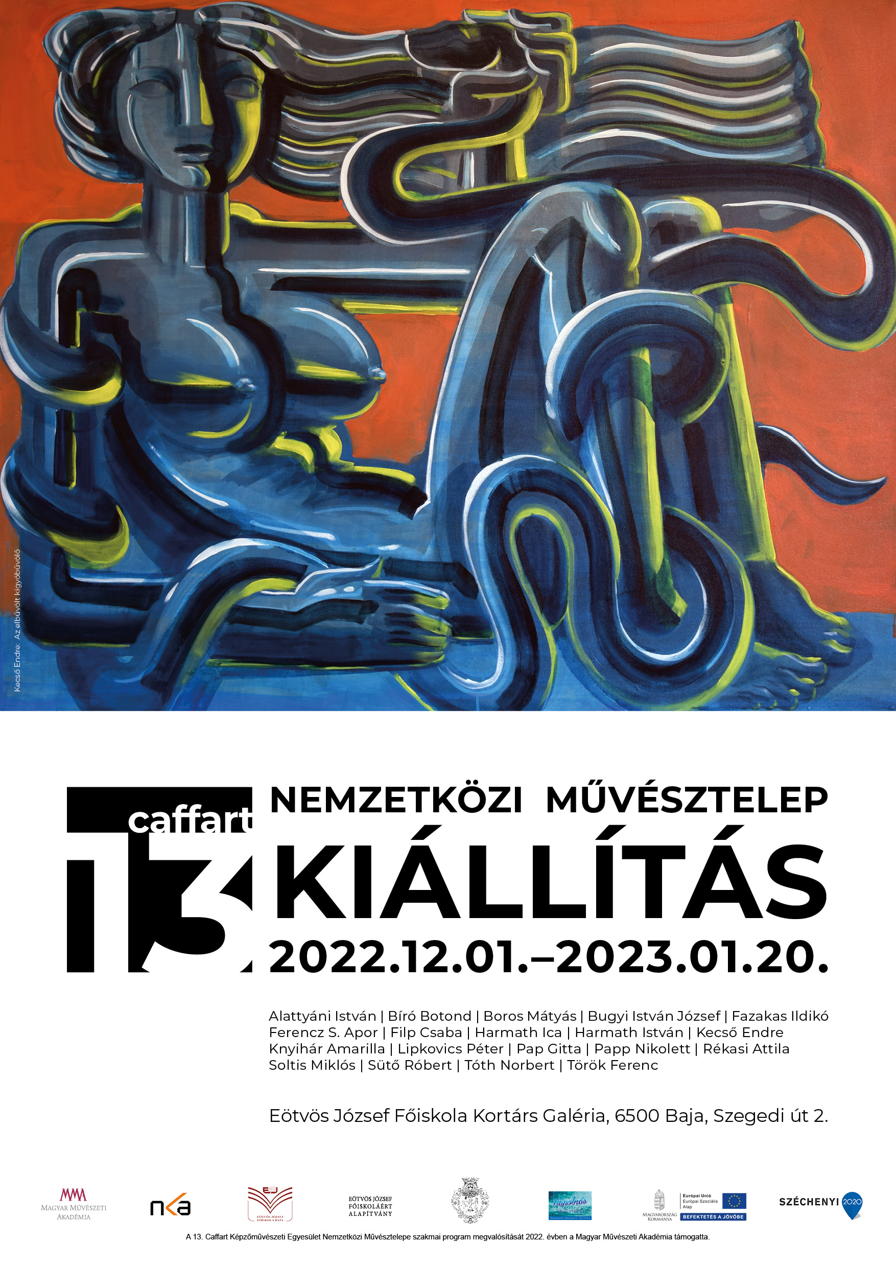 13. Caffart Nemzetközi Művésztelep kiállítása