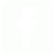 fehér facbook logó