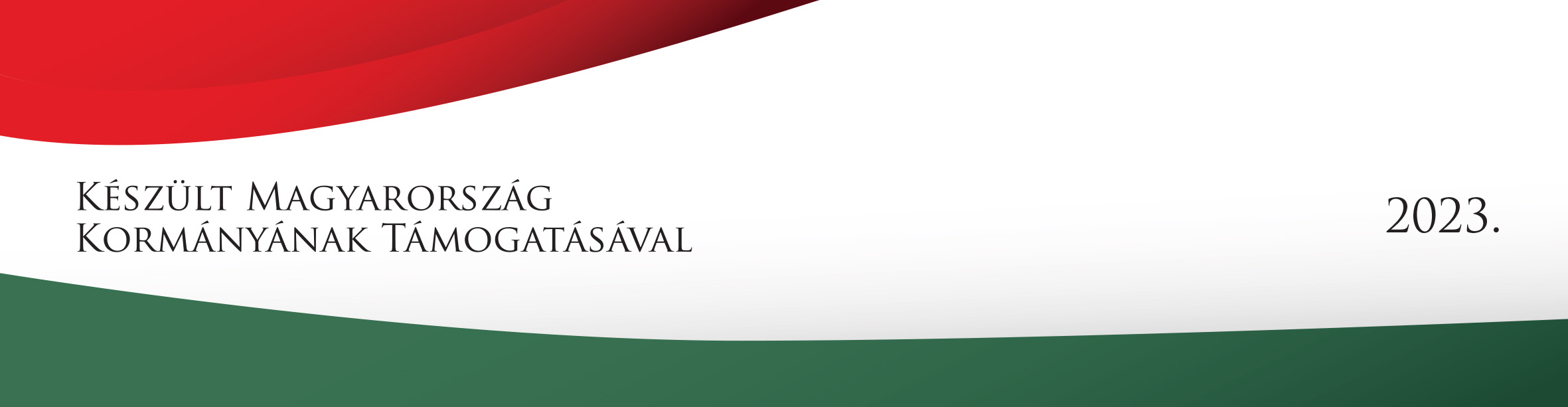 Pályázati arculati elem.